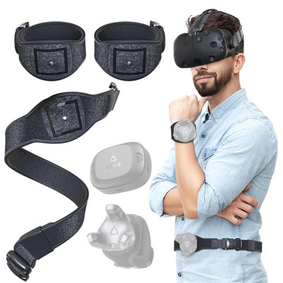 Skywin 1 Waist Belt and 2 Hand Trackstrap for Vive Tracker - Vive Tracker Straps