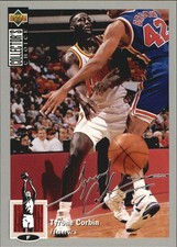 1994-95 Collector's Choice Silver Signature #216 Tyrone Corbin - BSK