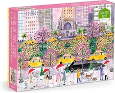 Galison Michael Storrings 1000 Piece Spring on Park Avenue NYC Jigsaw Puzzle NEW