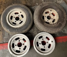 Classic Mini 10” Alloy Wheels Slotmag Style Ministox Autograss Trailer Race