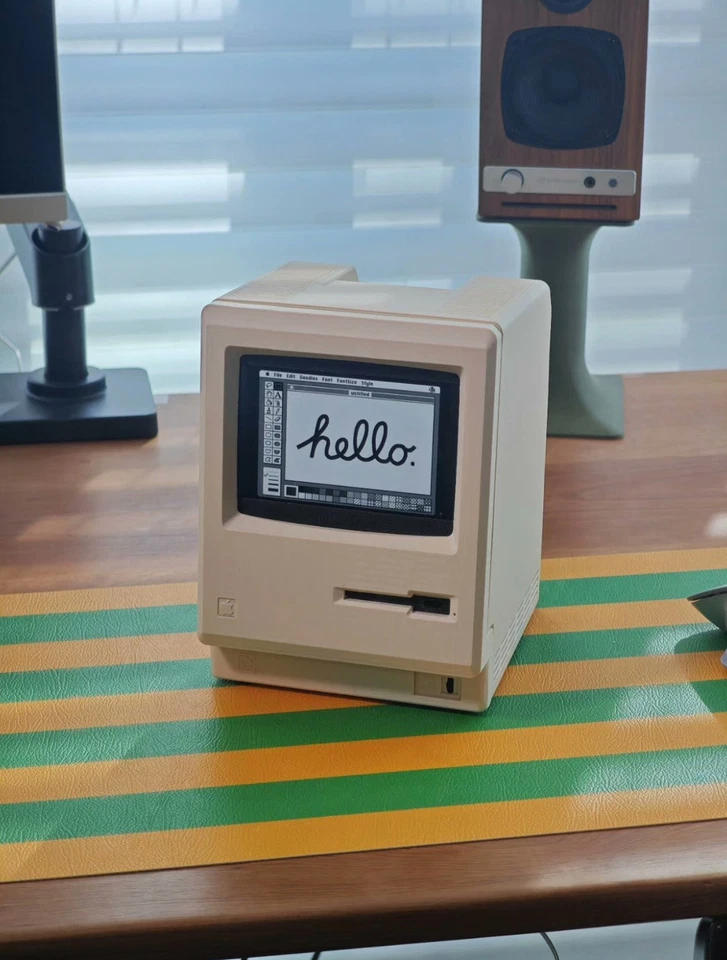 Retro Macintosh-Style Case for Mac Mini M4 with 5" Screen & Storage (Pre-Order) - Image 3 of 4