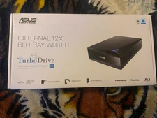 Asus Turbo Drive USB 3.0 External 16x Blu-Ray Writer Mac/PC Model BW-16D1X-U.