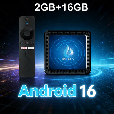 Android 16 Smart TV Box Q17 8K TV Box Quad Core Allwinner H313 8GB+28GB Set Top 