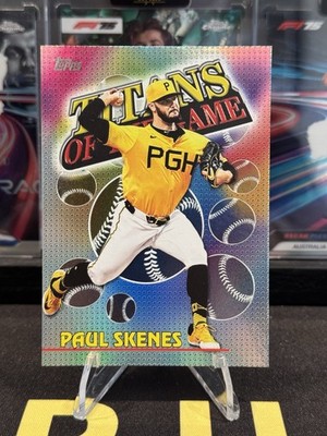 2026 Topps Series 1 Baseball #TOG-14 Paul Skenes Titans Of The