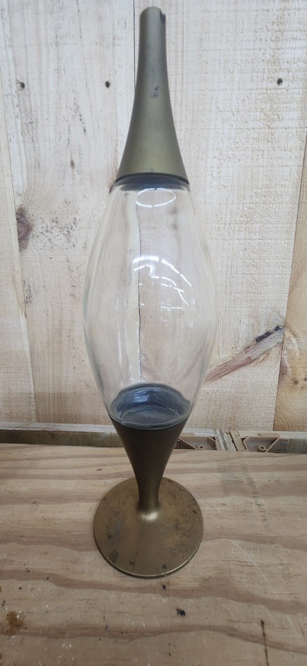 Vintage 1950`s Space Age Whiskey Decanters Atomic Era MCM Art Deco Bottle See Pi