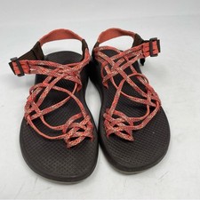 Chaco Brown Orange Women's ZX/2 Cloud Dual Adjustable Straps Cushioned Sandal 7