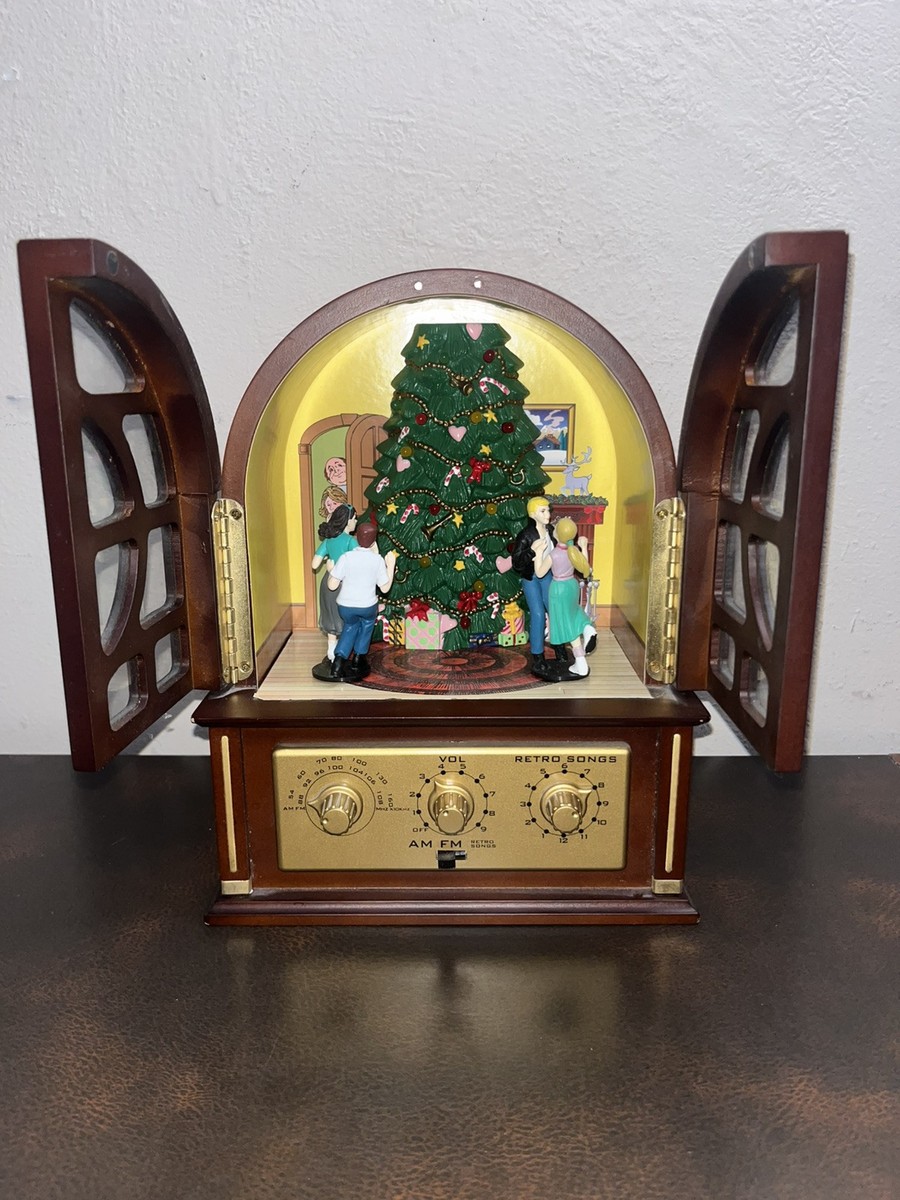 Mr. Christmas Animated Retro Music Radio 1950s Dancing Couples