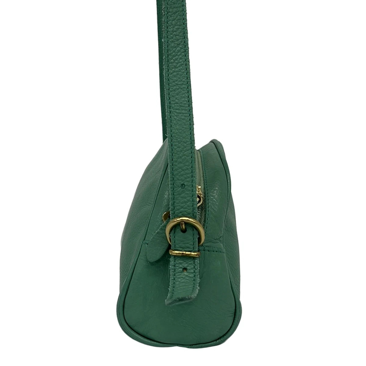 IL BISONTE（イルビゾンテ）レザーバッグ Green IL BISONTE - Light Green Leather Shoulder Bag | eBay