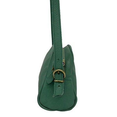 【未使用に近い】IL BISONTE ショルダーバッグ　レザー　グリーン IL BISONTE - Light Green Leather Shoulder Bag | eBay