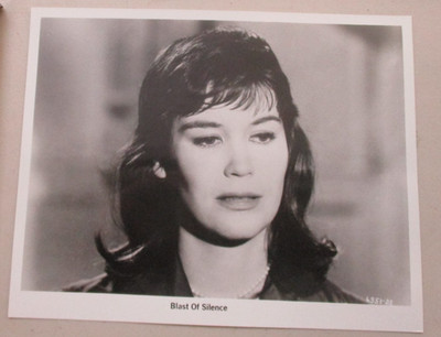 PRESS PROMO PHOTO 1961 MOVIE BLAST OF SILENCE WITH MOLLY MCCARTHY B&W 8X10 X667