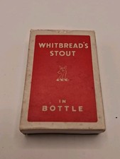  Old Vintage ** WHITBREAD S STOUT IN BOTTLE ** Brewery  Pack Playing Cards 53!