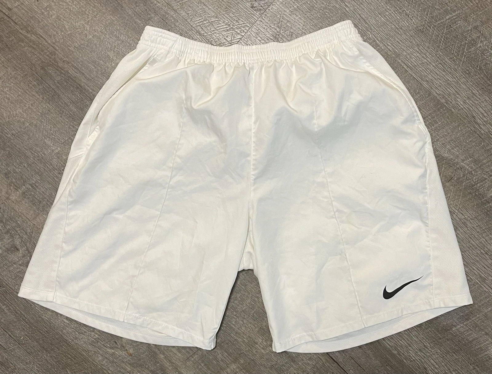 Vtg Nike Running Tennis Shorts XL Windbreaker Gym Training Outdoor Silver Tag