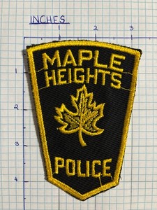 MAPLE HEIGHTS, Ohio                  Police Department Patch