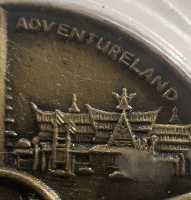 Vintage Walt Disney World Collectible Brass Bronze Coin Token