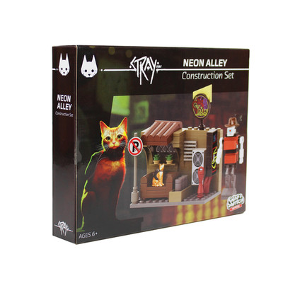 Stray - Neon Alley Build Set (Snap & Switch, Well Played, 149 Pieces)