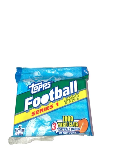 1992 Topps Football Series 1 Factory Sealed Jumbo Pack ~ 42 Cards Inside