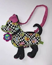 SASSY PET SAKS by DOUGLAS Fabric Plush Stuffed Purse Dog Puppy Girls