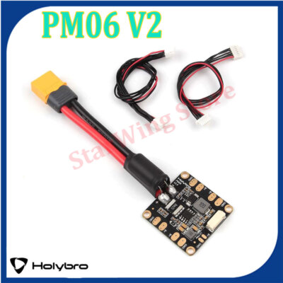 Holybro PM06 V2 14S Power Module 2S-14S Input voltage 60A Rated Current For FPV