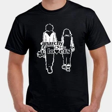 Anarchy is for lovers Anarchist couple anti system  T shirt 