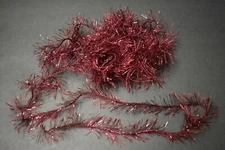 4 Yards BURGUNDY PINK DAZZLE Crystal Ice Hackle Feather Replacement  Fly Tying