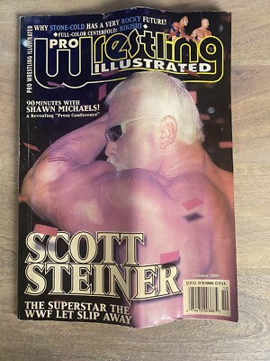 Pro Wrestling Illustrated October 2000 Scott Steiner Shawn Michaels WWF WCW