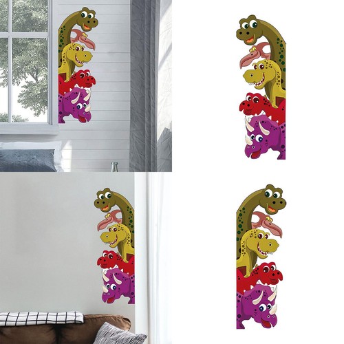 Dinosaur Window Wall Sticker - Self-Adhesive Removable T-Rex Open Window Decal For Kids' Room, Nursery & Playroom Decor
