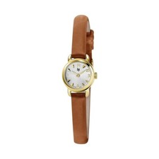 Lip Henriette Classique 671196 Women Brown Leather Strap Analog Dial Watch 18 mm
