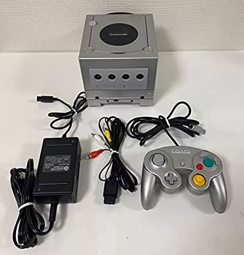 Nintendo GameCube Silver Console Enjoy Plus Pack Gameboy Player US/Canada Discs
