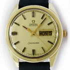 Vintage Omega Seamaster Jumbo D/D Original Dial 36mm Gold Cap Men Watch C. 1969