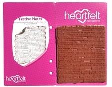 Heartfelt Creations FESTIVE NOTES christmas noel text bells song carol chorus