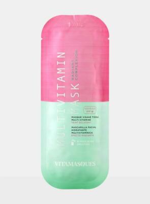 NEU Vitamasques Multivitamin Strahlender Teint Blatt Maske