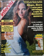 Ornella Muti rivista foto magazine Spain Interviù Agosto 1989 Interviu Spagna