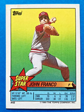 1989 Topps Stickercards John Franco #65 Cincinnati /Kal Daniels-Jeffrey Leonard 