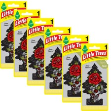 6 Pack Little Trees Rose Thorn Scent Car and Home Air Fresheners