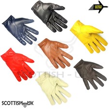 Driving Gloves Men Classical Vintage Rider Glove Genuine Leather Warm Winter NEW