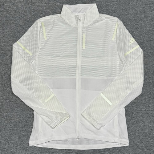 Adidas X-City Reflect At Night White Running Zip Jacket HM8448 Men's Size Small