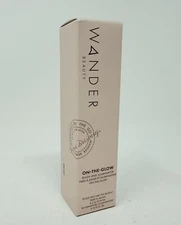 Wander Beauty ON THE GLOW Cream Blush & Illuminator 2-in-1 in Bare/Nude Glow NIB