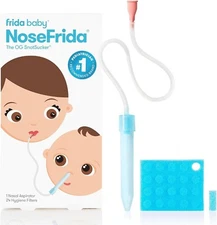 NoseFrida SnotSucker Nasal Aspirator for Baby with 24 Extra Hygiene Filters