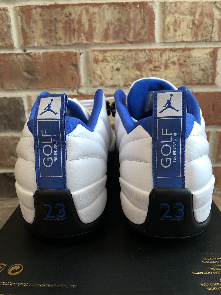New 10.5 Nike Air Jordan XII 12 Golf Low Laser NRG G Game Royal
