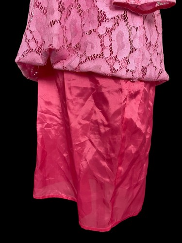 Moschino Cheap And Chic Kleid 42 UK10 Rosa 3/4 Arm Spitze - Bild 8 von 10