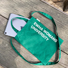 Ewha Woman's University Crossbody Green Ecobag - Ideal Korean Gift 🔸Tracking🔸