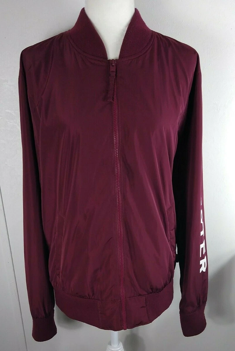 Hollister bomber jacket deals womens