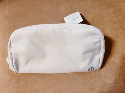 NWT DISCONTINUED! Lululemon WHITE OPAL ORIGINAL STRAP Everywhere Belt Bag EBB