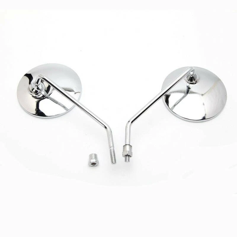 Espejo retrovisor lateral redondo cromado para moto 10mm/M10 Honda 1977-1978 CB750F2 Foto 4 de 4