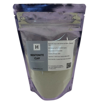 Bentonite Aztec Indian Healing Clay Powder - Pure & Natural Face Mask 1 LB JAR