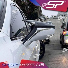 M Style Carbon Fiber Mirror Caps Covers for Lexus IS IS300 IS350 IS500 2021-2025