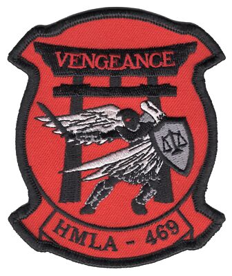 HMLA-469 ''Vengeance'' US Marine Light Attack Helicopter Squadron Tori Patch