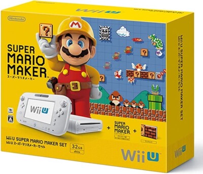 NINTENDO Wii U Super Mario Maker Set White Console 32GB NINTENDO Wii U Super Mario Maker Set White Console 32GB