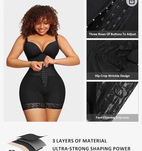 Tummy Control Shapewear for Women Faja Shorts High Waist Body Shaper Butt Lifter