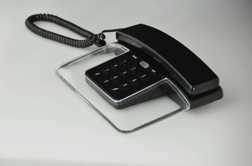 TRANBON NO:TE-005S Telefon Schwarz/Plexiglas 70er Jahre Design Klassiker Popart - Bild 12 von 14